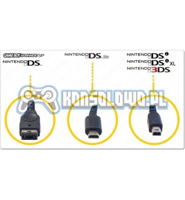 Kabel przewód USB ładowanie Nintendo 2DS 3DS DSi
