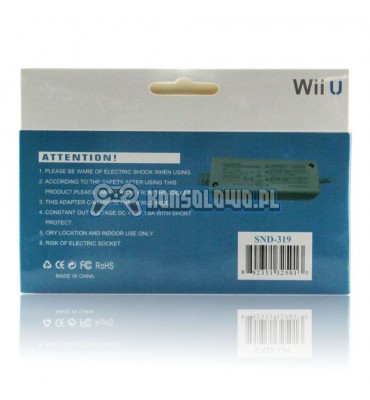 AC adapter for Nintendo WiiU controller