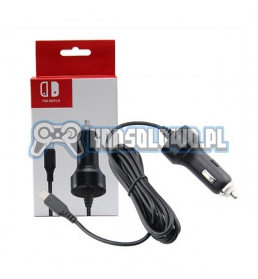 Ładowarka samochodowa USB C zasilacz Nintendo Switch i Lite