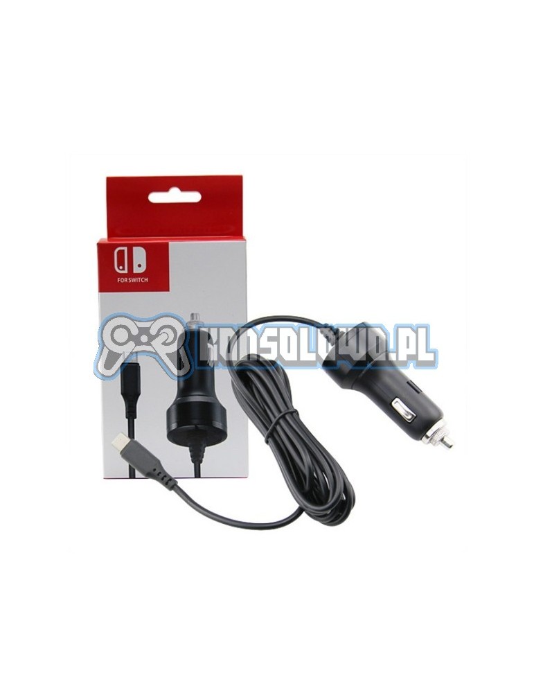 Ładowarka samochodowa USB C zasilacz Nintendo Switch i Lite