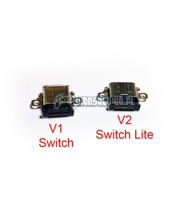 Gniazdo złącze ładowania V1 USB C USB-C Nintendo Switch