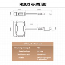 Stacja dokująca dock ładująca Pocket Nintendo Switch OLED