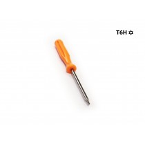 Precision Torx T6 T6H screwdriver with a security hole