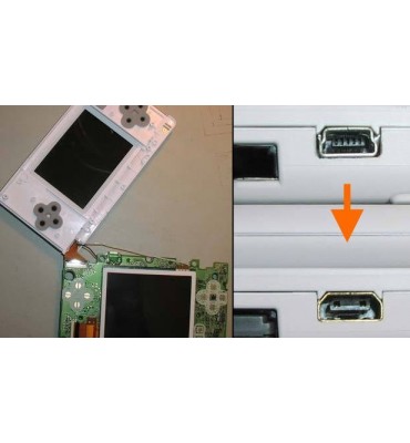 Power socket for Nintendo DS Lite