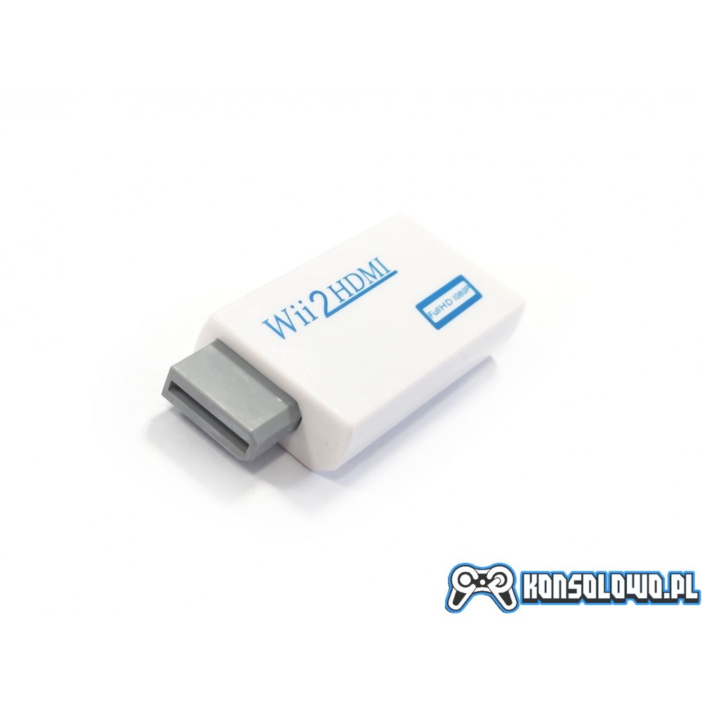 Adapter FullHD 1080p AV Multi Out HDMI jack konsola Nintendo Wii