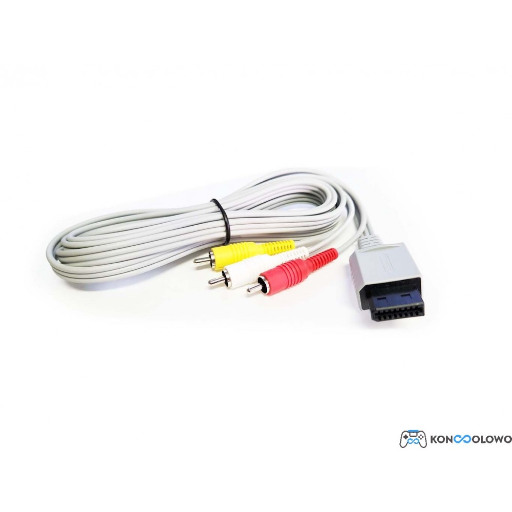 Oficjalny kabel przewód RVL-009 Audio Video AV Nintendo Wii i WiiU