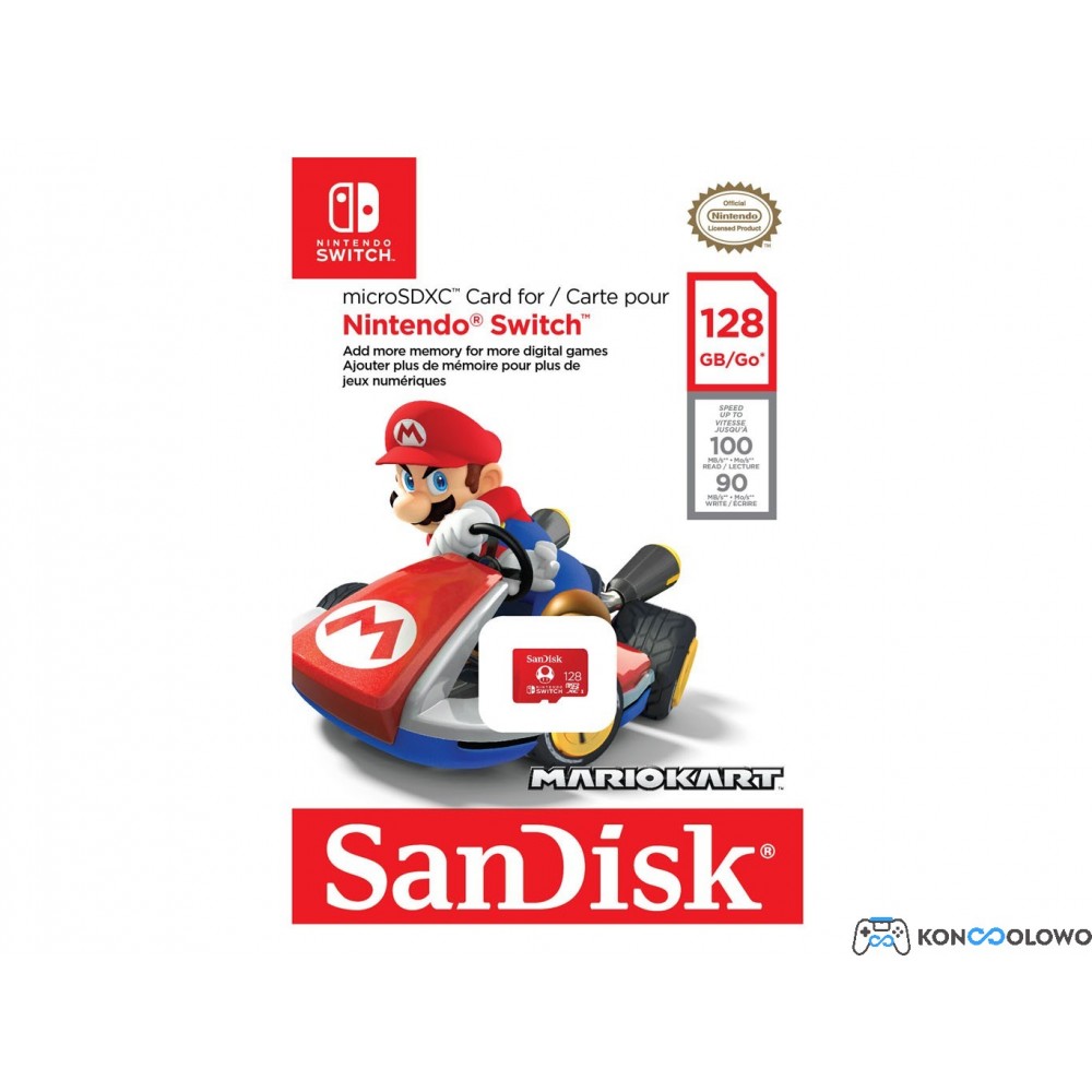 Official SanDisk 128GB microSDXC Card Nintendo Switch Lite Oled