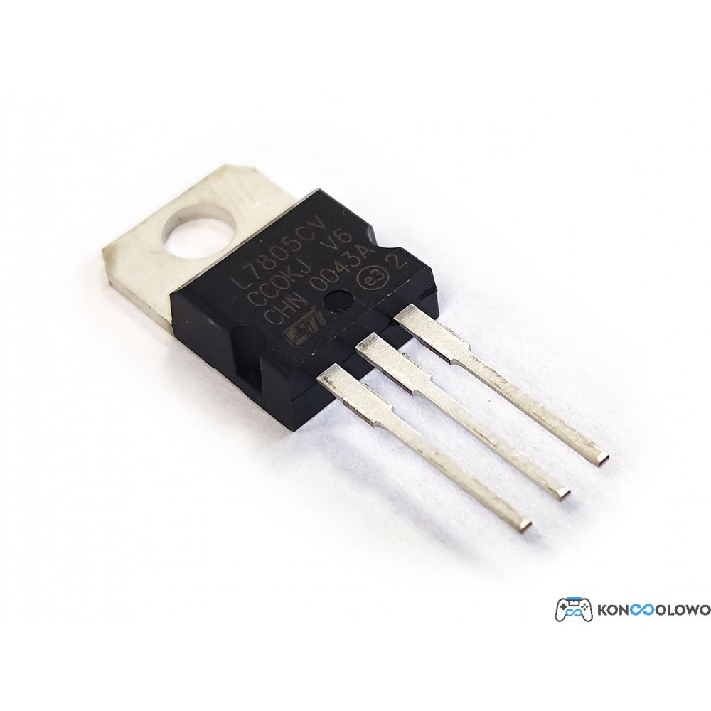 Stabilizator napięcia 5V 1.5A L7805CV THT TO220 Nintendo NES Pegasus