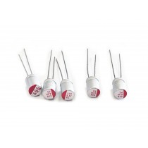 Electrolytic capacitors 220uF 6V and 100uF 16V for Nintendo Wii