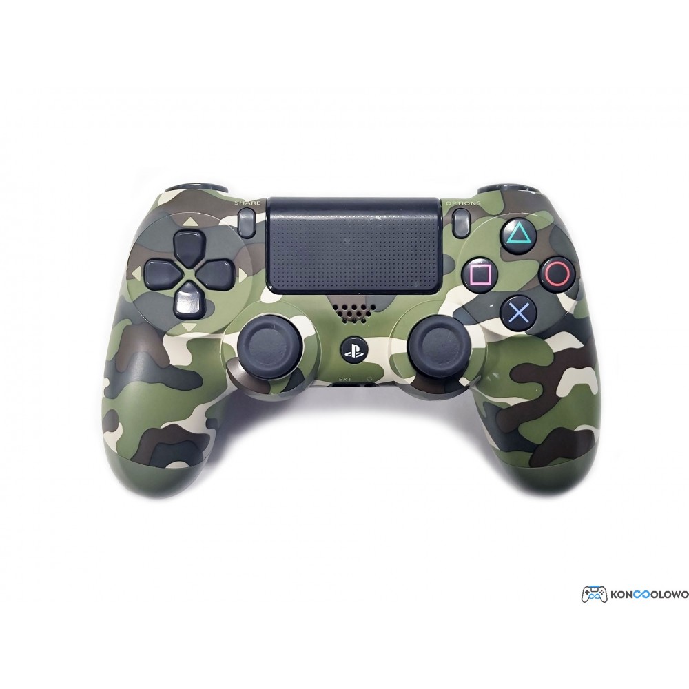 Official wireless pad controller Sony Dualshock 4 V2 Green Camouflage Moro Green