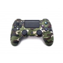 Oficjalny bezprzewodowy pad kontroler Sony Dualshock 4 V2 Green Camouflage Moro Zielony