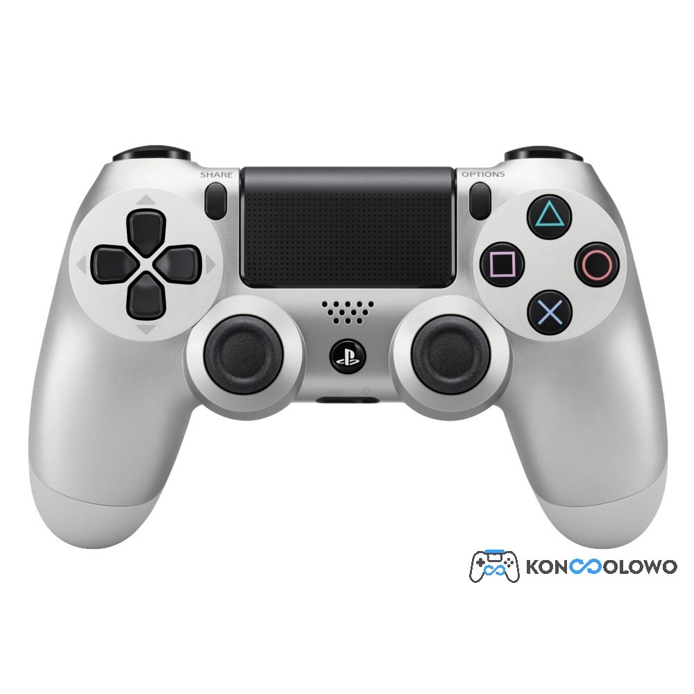 Oficjalny bezprzewodowy pad kontroler Sony Dualshock 4 V2 Silver Srebrny