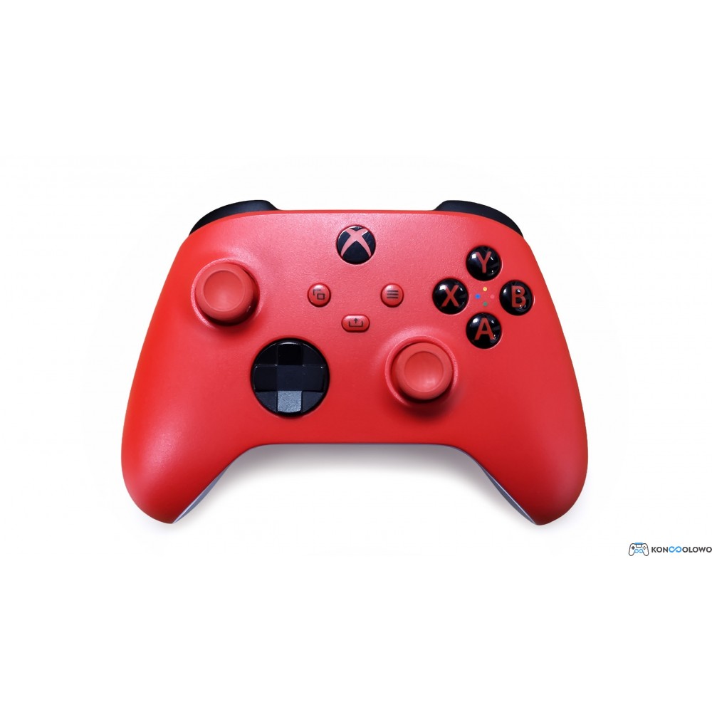 Oficjalny bezprzewodowy pad kontroler Microsoft Xbox Series model 1914 Pulse Red Czerwony