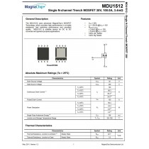 Układ mosfet N-channel 30V 100A tranzystor MagnaChip MDU1512
