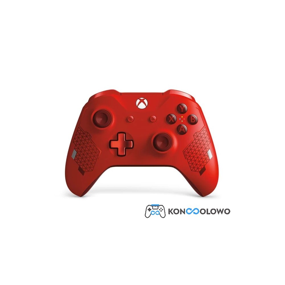 Oficjalny bezprzewodowy pad kontroler Microsoft Xbox One S Model 1708 Sport Red
