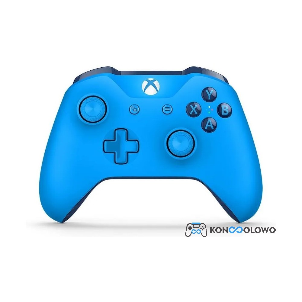 Oficjalny bezprzewodowy pad kontroler Microsoft Xbox One S Model 1708 Blue Niebieski