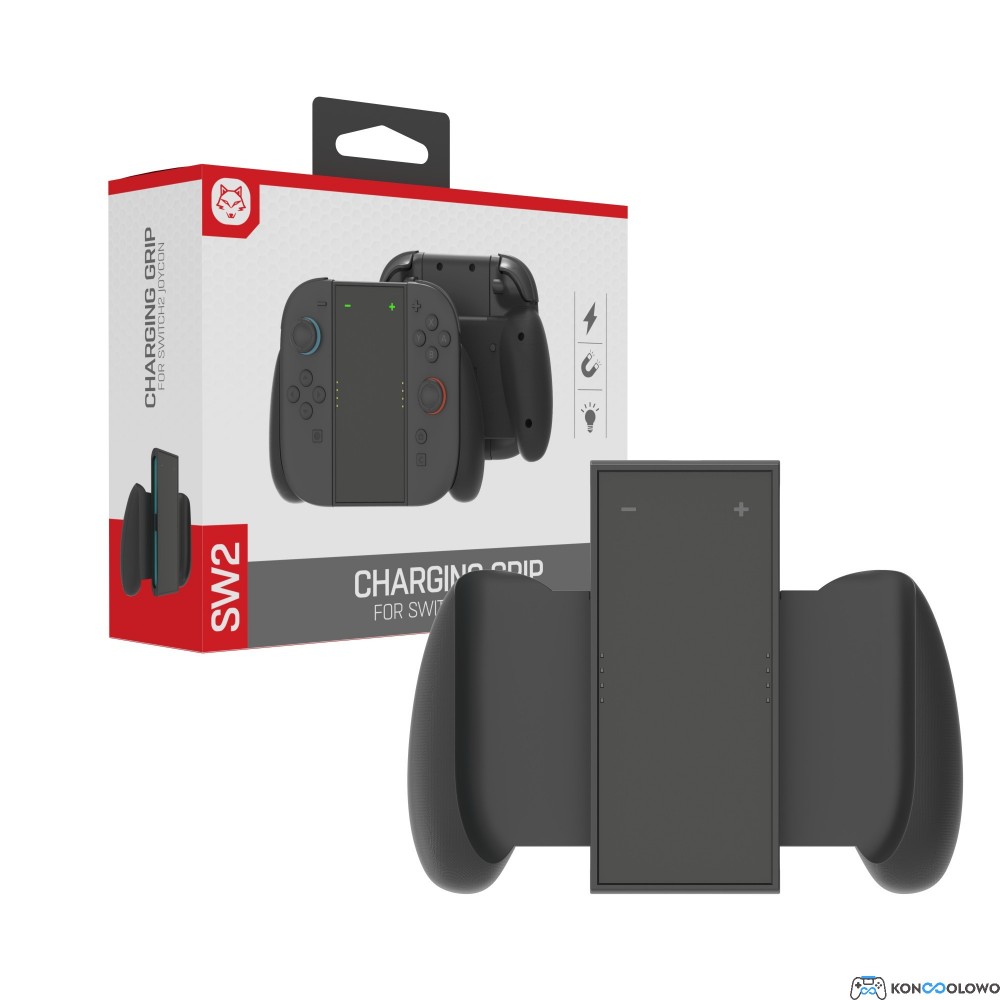 Uchwyt z funkcją ładowania USB-C Top Wolf Joy-Con Grip do konsoli Nintendo Switch 2