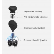 Analogi joysticki magnetyczne GuliKit 720 Tension NS55 zestaw grzybki Dualsense PS5