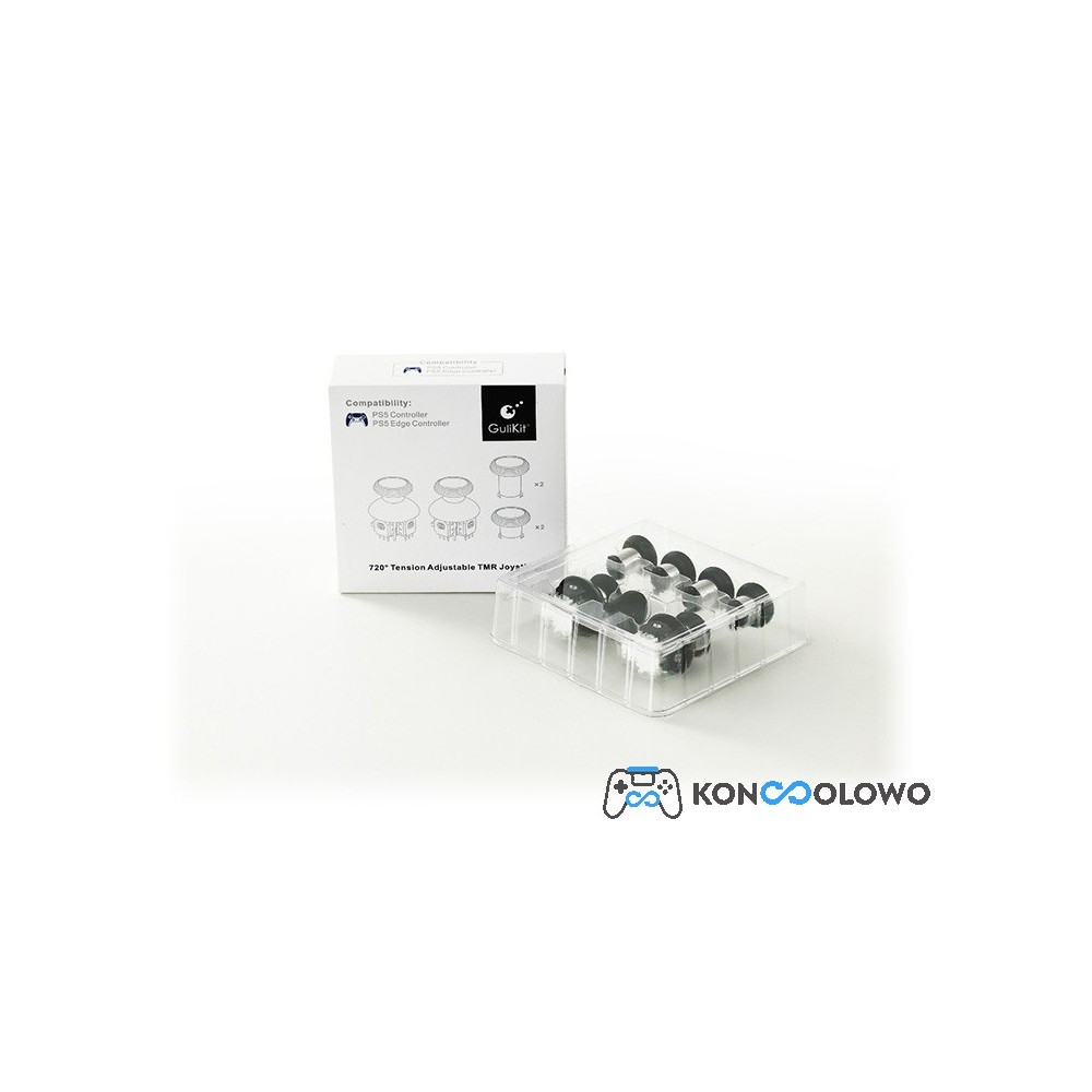 Analogi joysticki magnetyczne GuliKit 720 Tension NS55 zestaw grzybki Dualsense PS5