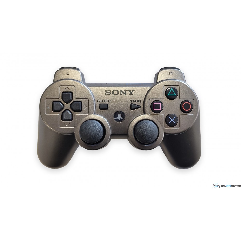 Oficjalny bezprzewodowy pad kontroler SONY Dualshock 3 Playstation 3 Gun Metal Stalowy