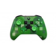 Oficjalny bezprzewodowy pad kontroler Microsoft Xbox One S Model 1708 Minecraft Creeper