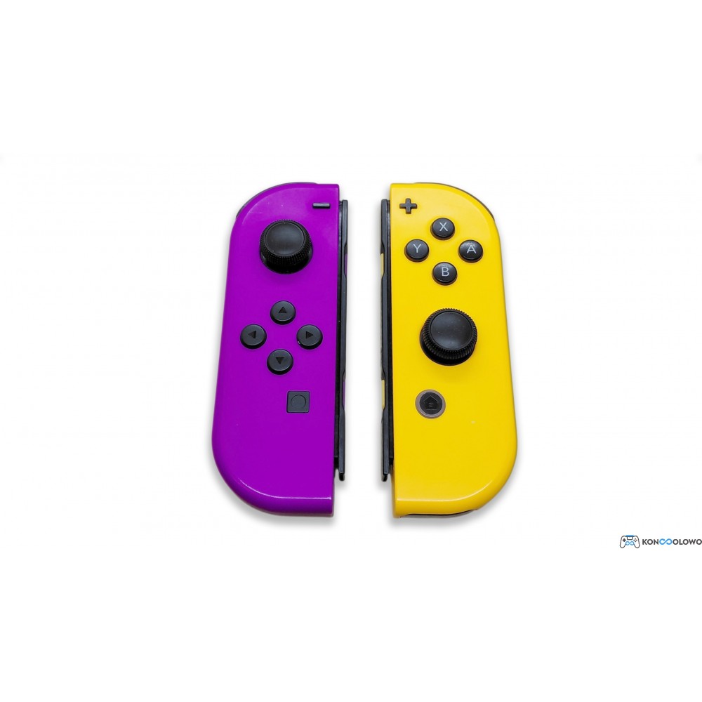 Official Joy-Con controllers Purple Orange for Nintendo Switch OLED consoles