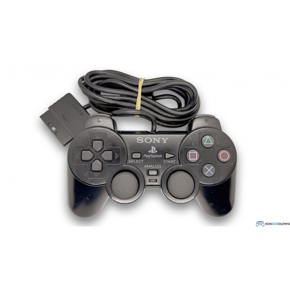 Oficjalny przewodowy pad kontroler Sony Dualshock 2 Playstation 2 Czarny