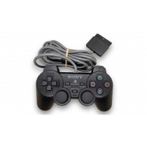 Oficjalny przewodowy pad kontroler Sony Dualshock 2 Playstation 2 Czarny