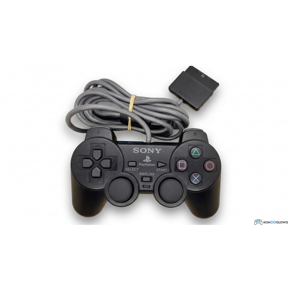 Official wired pad controller Sony Dualshock 2 Playstation 2 Black