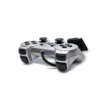 Official wired pad controller Sony Dualshock 2 Playstation 2 Silver