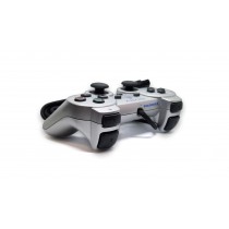 Oficjalny przewodowy pad kontroler Sony Dualshock 2 Playstation 2 Srebrny