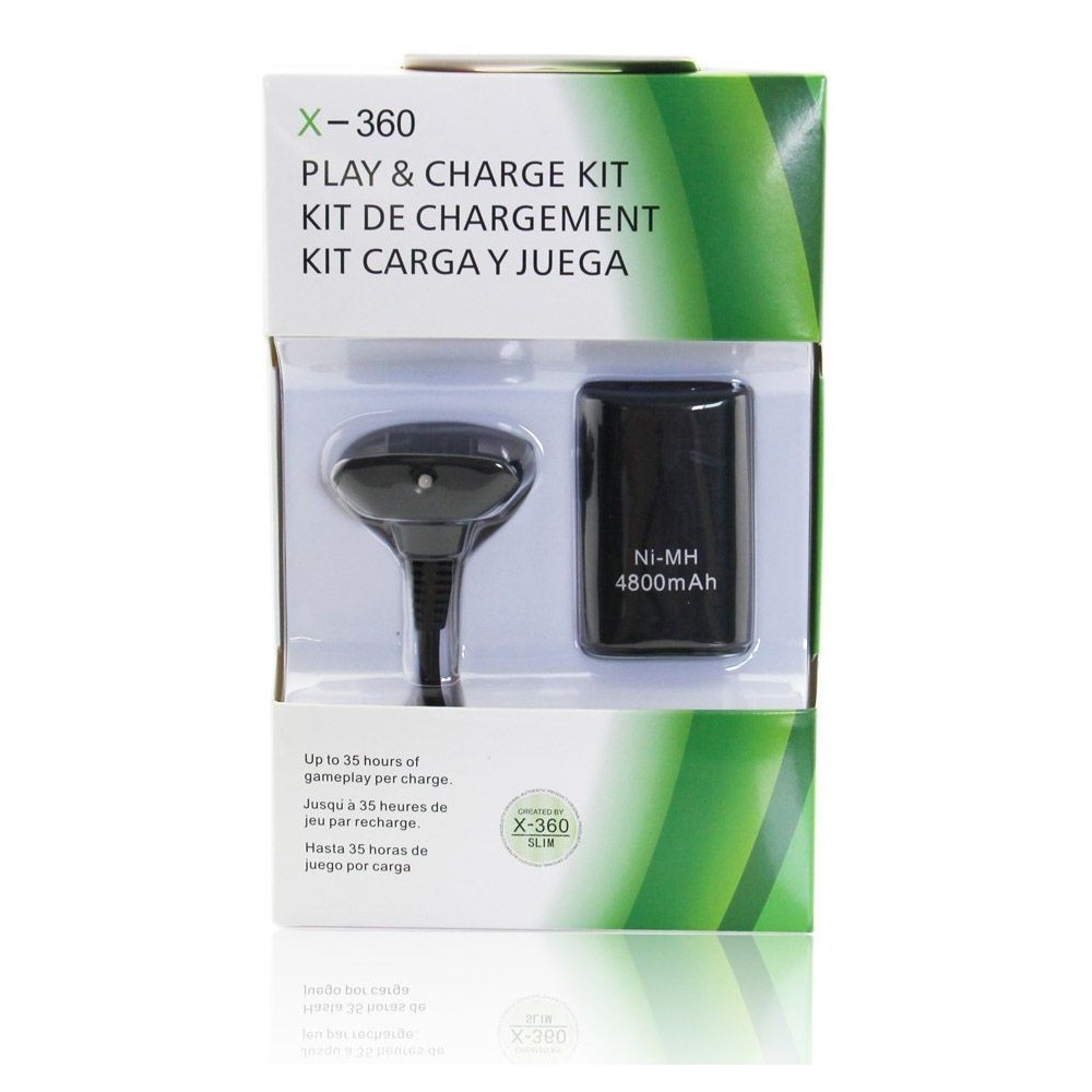 Bateria akumulator 4800 mAh kabel Play And Charge kontroler Xbox 360