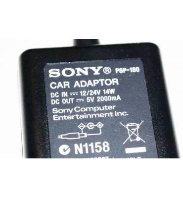 Original SONY PSP-180 car power charger for all PSP