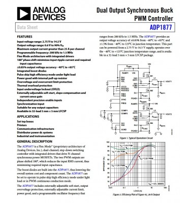 Integrated circuit  Analog Devices ADP1877