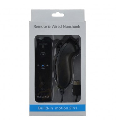 Remote controle with Motion Plus and Nunchuck for Nintendo Wii