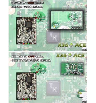 X360 ACE V3 CAFE Glitcher Board RGH with 150MHZ Crystal Oscillator