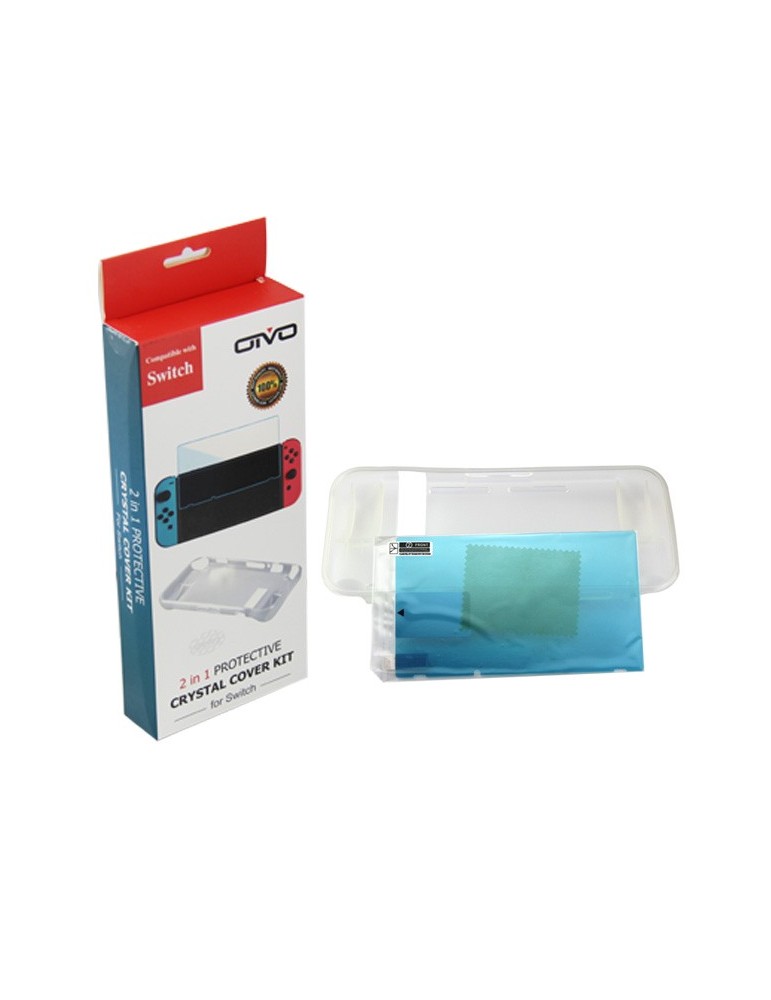Screen protector with case for Nintendo Switch