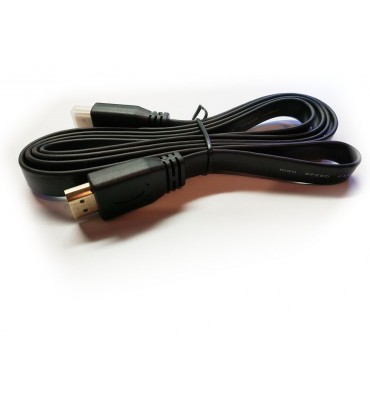 Przewód kabel HDMI1.4v 24k Flat1.5m