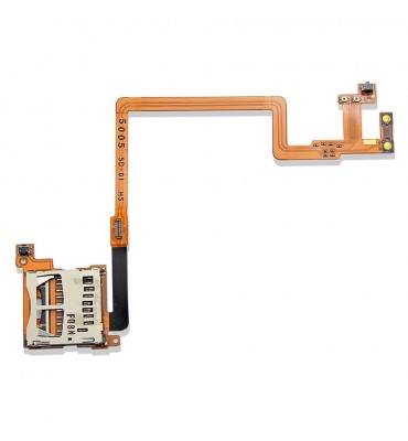 SD card socket with connect ribbon cable for Nintendo DSi